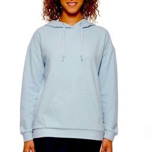 Marc New York Ladies Cozy Hoodie, Baby Blue (S) - EUC
